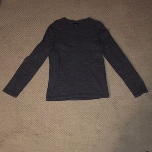 Dark gray long sleeve shirt
